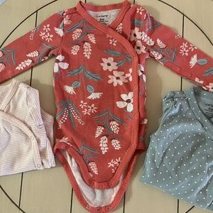 Carter’s Long Sleeve Onesies